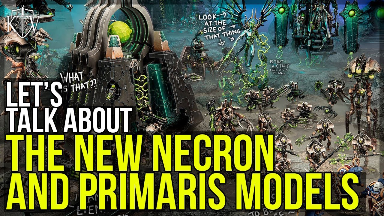 Let's Take A Closer Look At The New Necron & Primaris Models!