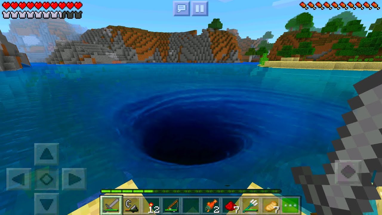 Realistic Whirlpool in Minecraft Pocket Edition, Xbox, Ps3, Ps4, Switch!!
