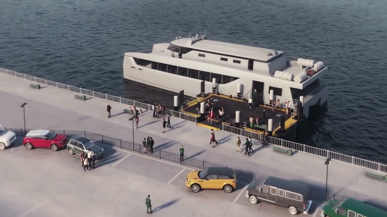 Fast Foiling Ferry (F3) - Version 30 m  : ferry à passagers