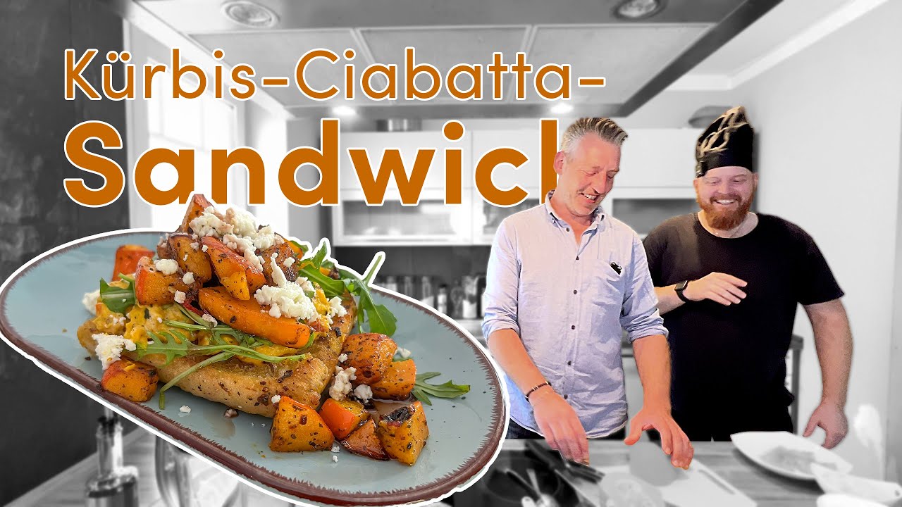 Kürbis-Ciabatta-Sandwich