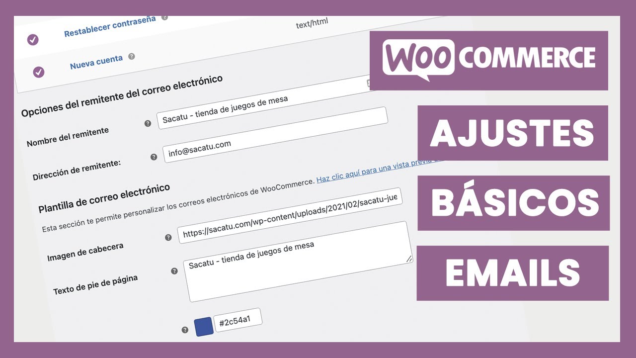 📧 Configuraciones y personalizaciones básicas de Correos Electrónicos en WooCommerce | Paso a Paso