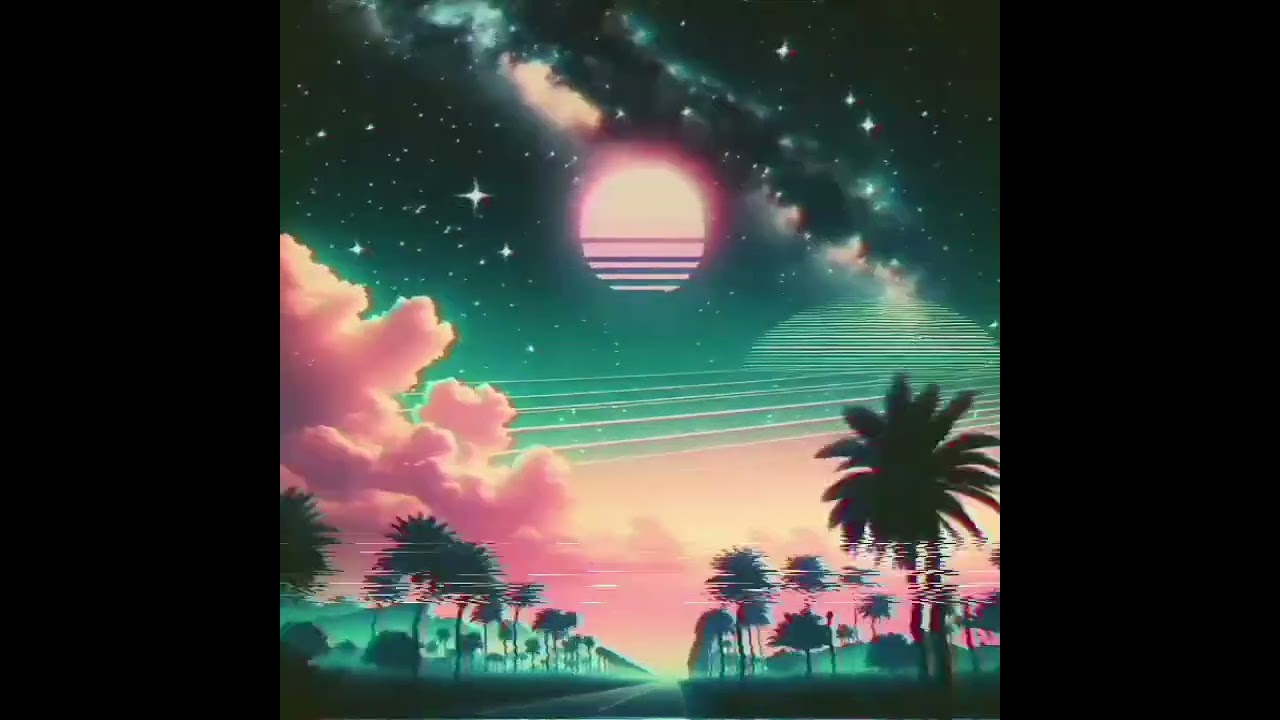 OneMaxBeatz - Night flight (SynthWave, Vusialization)