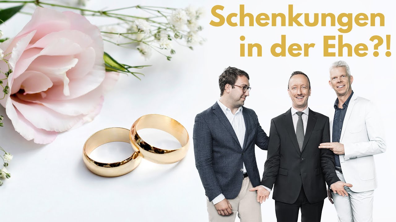 Schenkungsteuer unter Ehegatten: Zuwendungen während und nach der Ehe?!