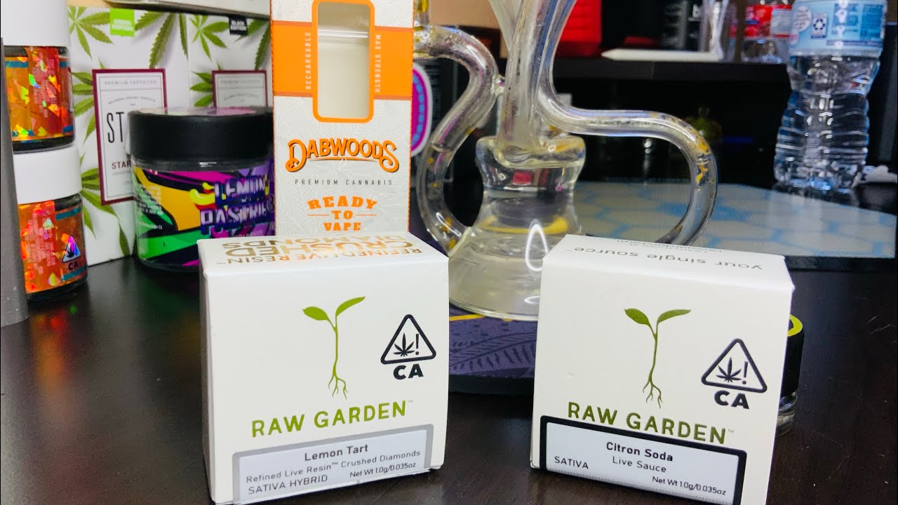 Raw Garden: Crushed Diamonds and Live Sauce | Lemon Tart & Citron Soda