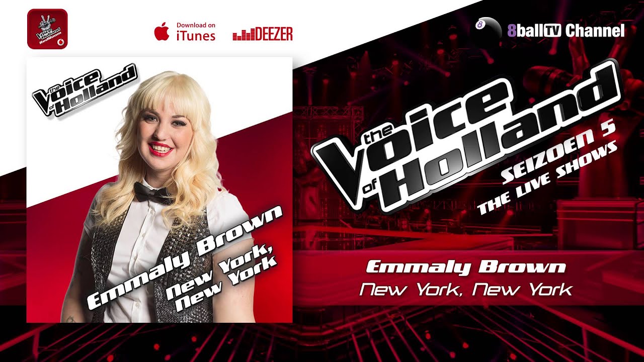 Emmaly Brown - New York, New York (The voice of Holland 2014 Live show 3 Audio)