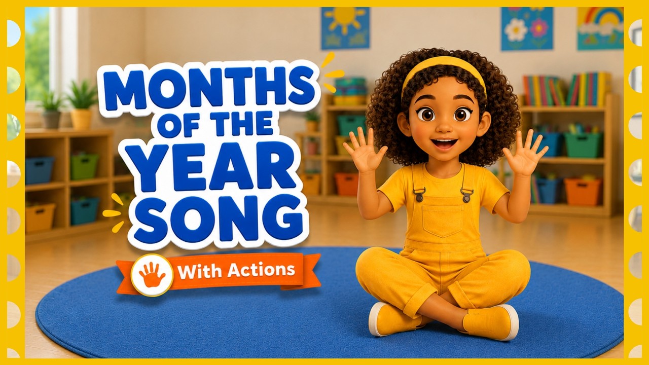 Months of the Year Song | Circle Time Songs with Actions | Preschool & Kindergarten