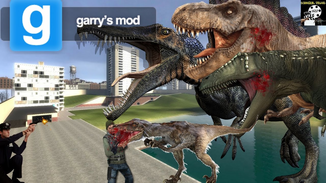 Gmod Mod Reveiws episode 1: Dinosaur SNPC's