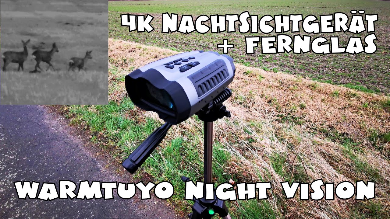WARMTUYO 4K Fernglas und Nachtsichtgerät IR mit 10x Zoom
