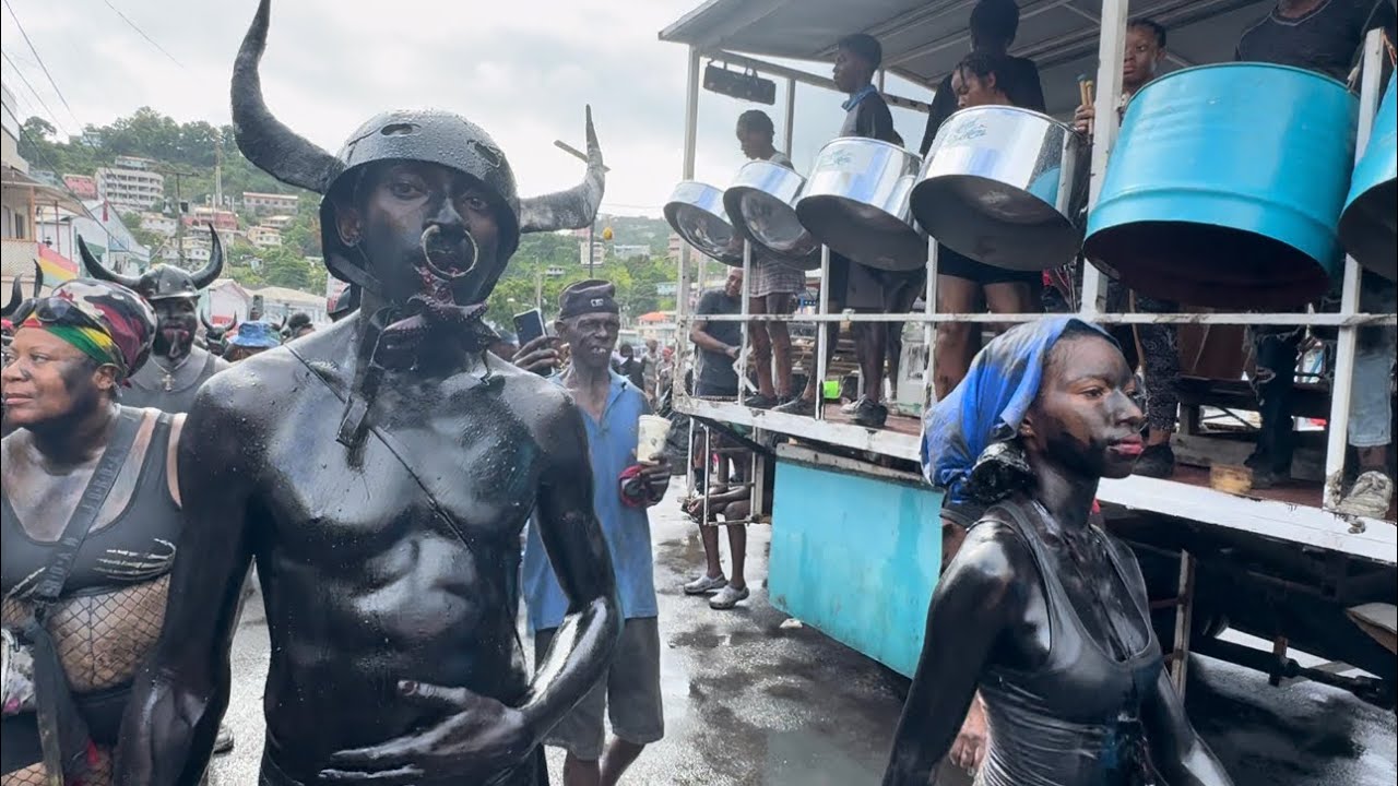 Jouvert Morning in Grenada with Angel Harps Steel Orchestra