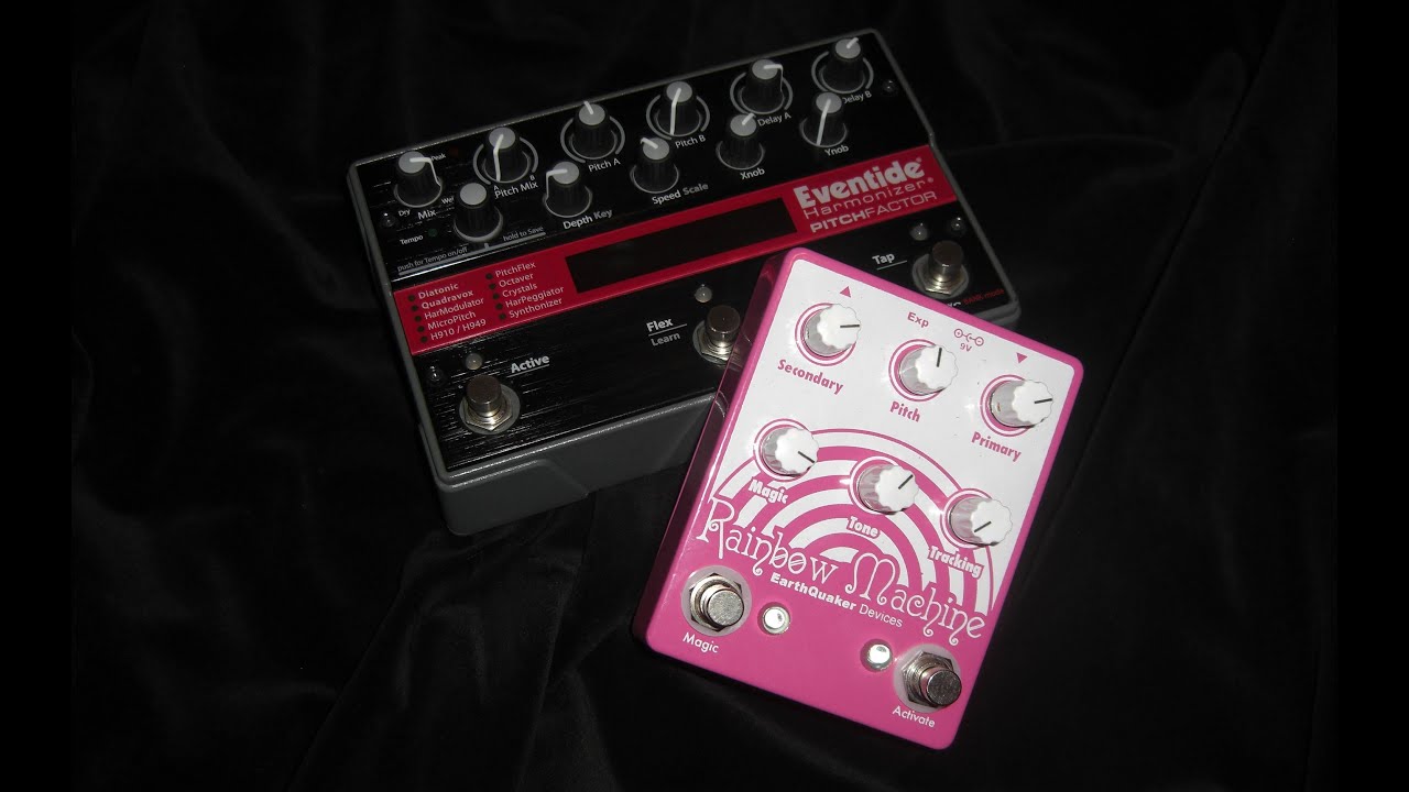 Earthquaker Devices Rainbow Machine VS Eventide Pitchfactor Crystals