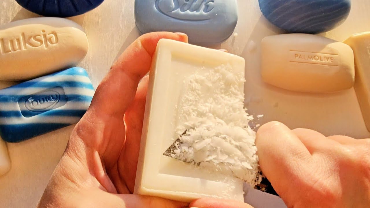 ASMR soap cutting • no talking • soap carving • relaxing video • Speed 🚀