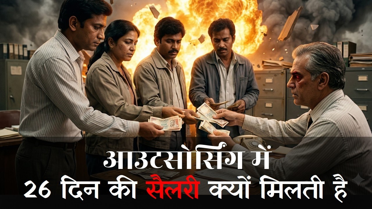 Outsourcing Employees: 26 दिन की सैलरी का पूरा सच! | Contract Salary Calculation
