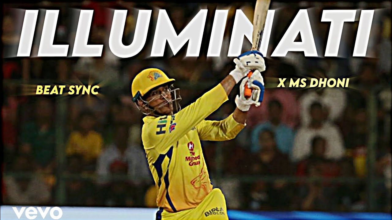 ILLUMINATI X MS DHONI🛐🔥 • Beat Sync • MS Dhoni Edit🥶 • Cric Santosh • #msdhoni #illuminatisong