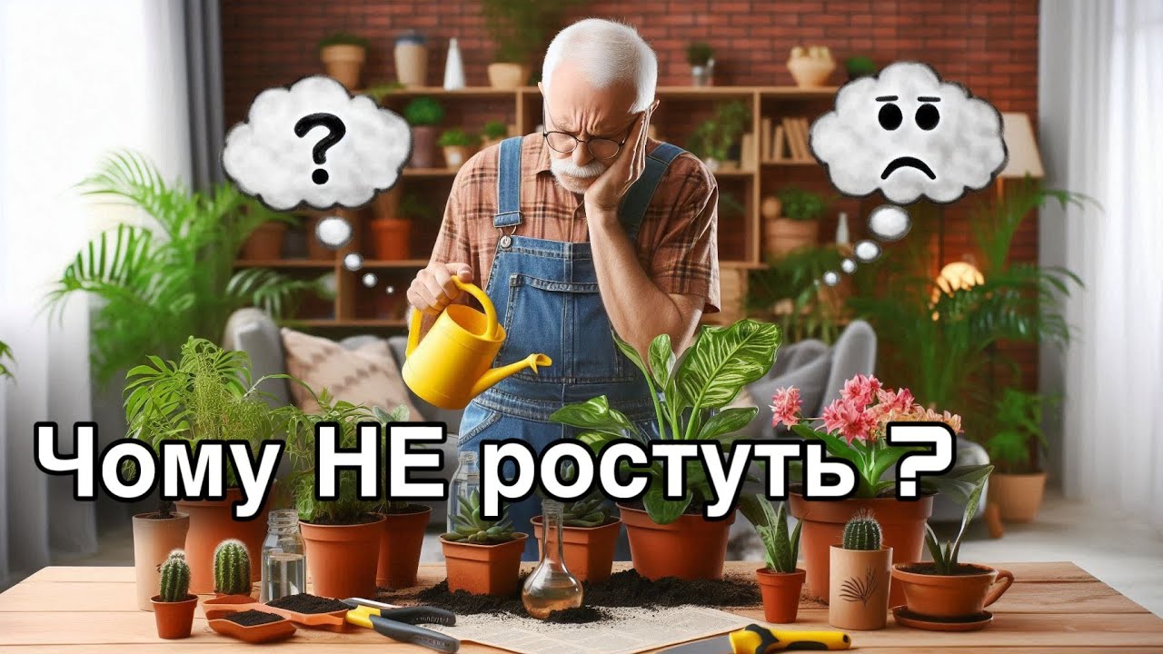 Чому Рослини НЕ РОСТУТЬ ?