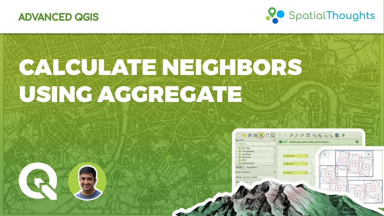 Расчет соседей с помощью Aggregate — Advanced QGIS