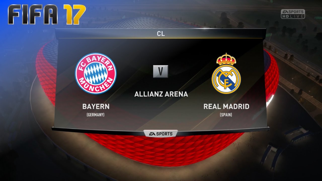 FIFA 17 - FC Bayern München vs. Real Madrid @ Allianz Arena