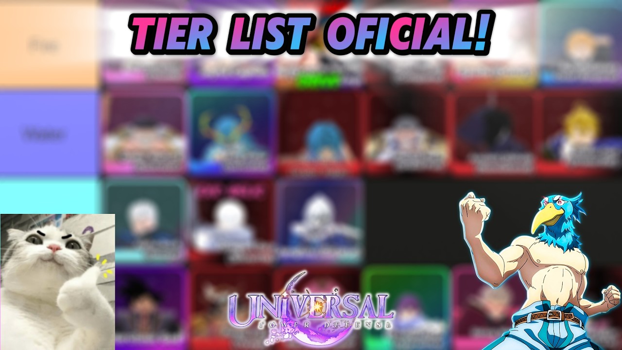 TIER LIST OFICIAL UNIVERSAL TOWER DEFENSE! NOVOS CODES!