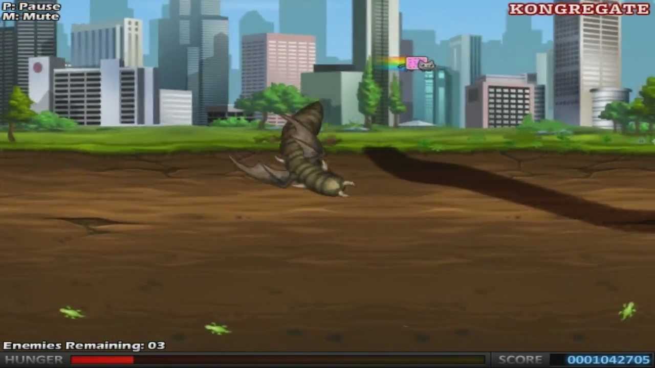 Flash Game Fun - Effing Worms 2
