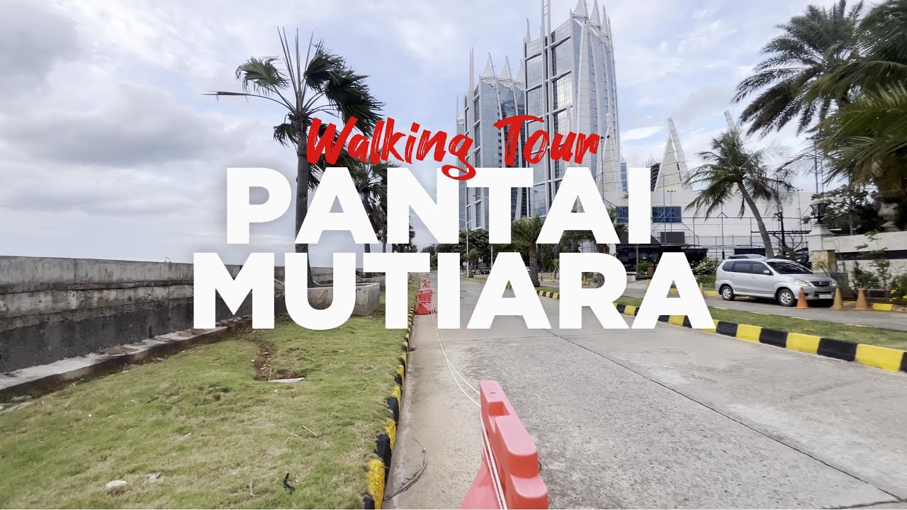 ASMR Pantai Mutiara Jakarta Walking Tour 🇮🇩 | Coastal Neighborhood Walk