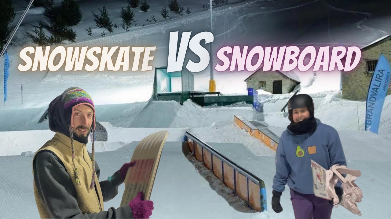 Probamos a hacer Snowskate por primera vez