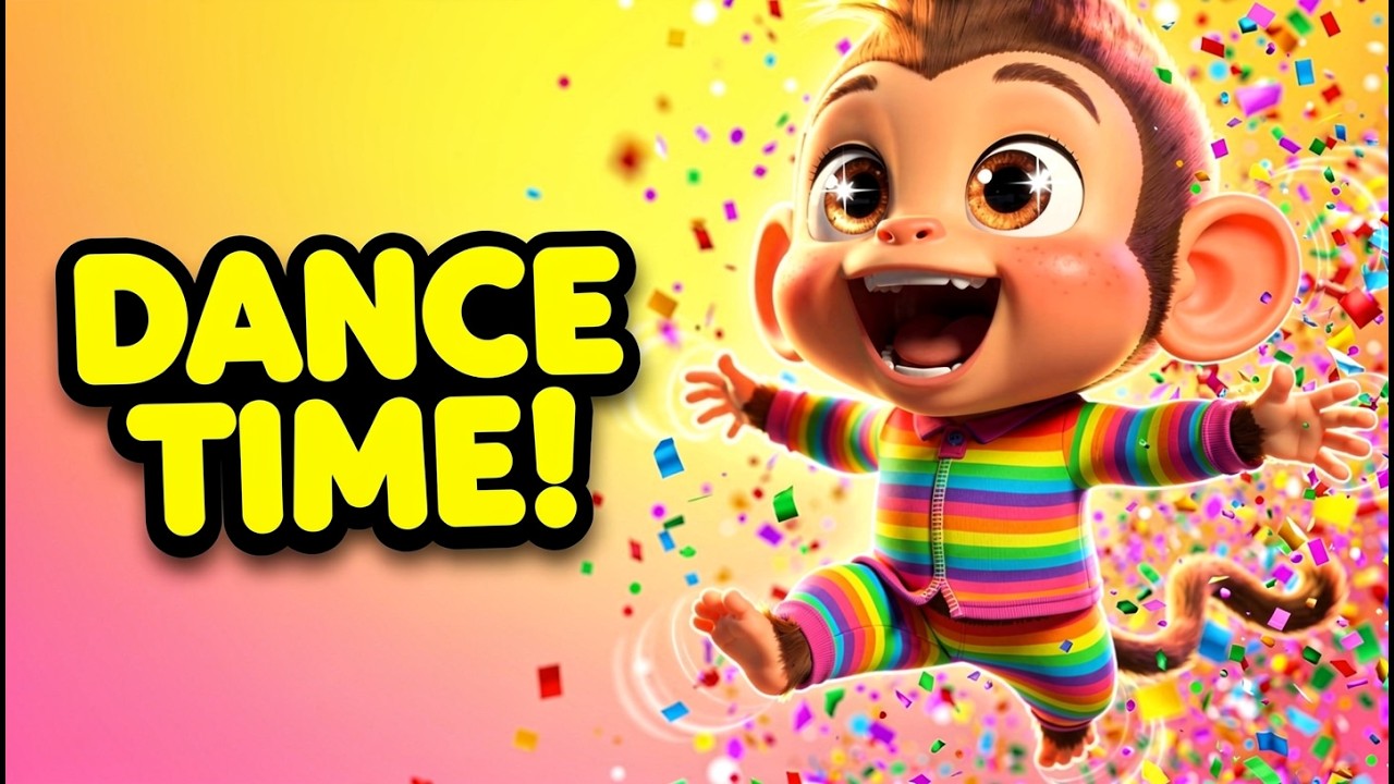 Silly Pajama Monkeys Go Bananas! 🐒🍌 | Fun Dance Song for Kids