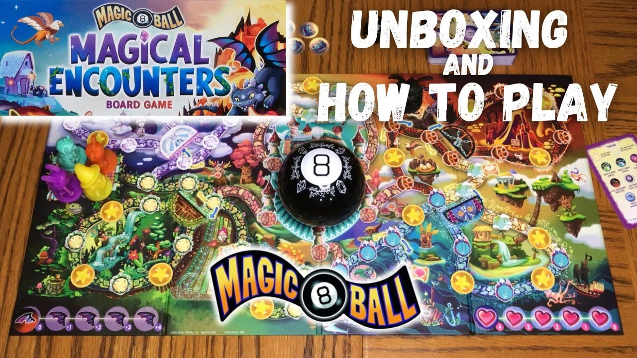 Magic 8 Ball: Magical Encounters Board Game - Unboxing and How to Play