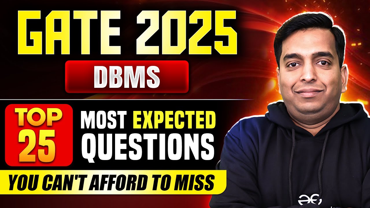 DBMS Most Anticipated Problems || You Can't Miss If You Want to Succeed 💪🚀 || Vijay Sir