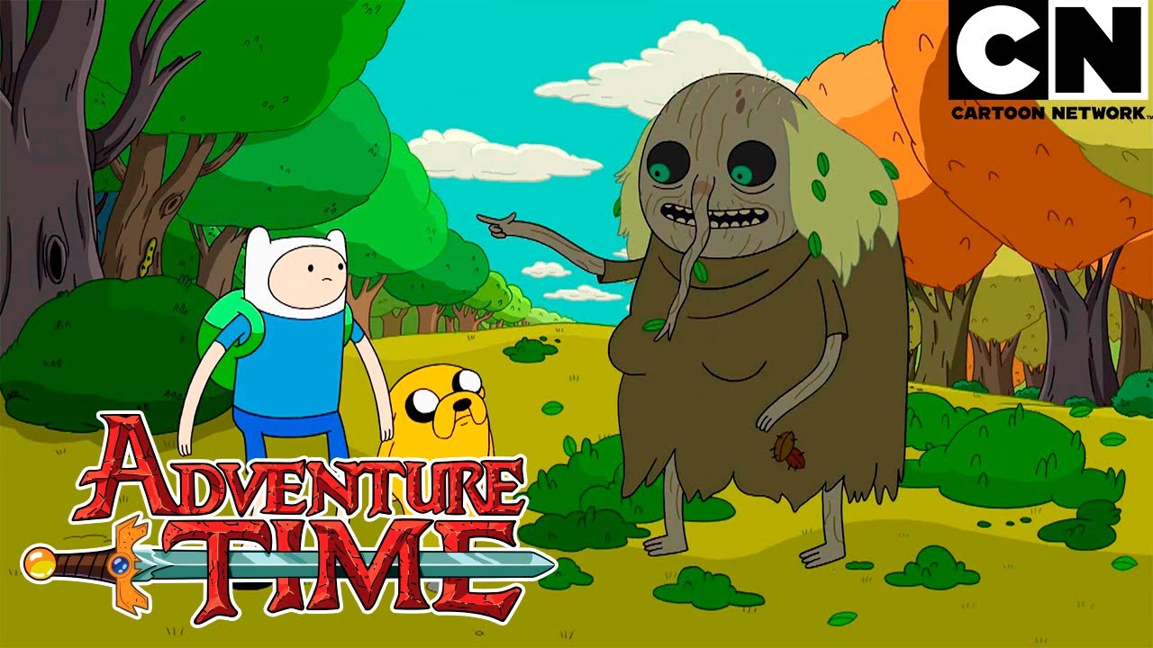 Una bruja árbol visita a Jake y Finn | Hora de Aventura LA | Cartoon Network