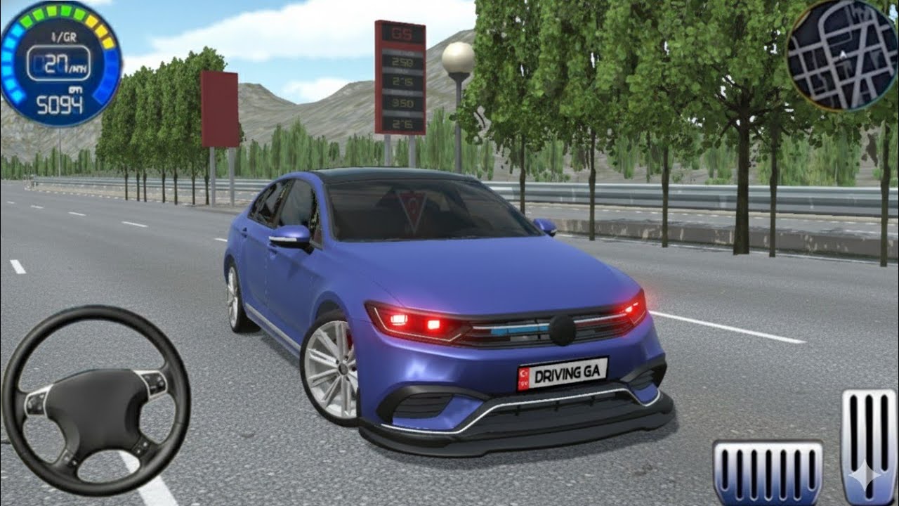 🎮Modifiyeli Passat Sürüş Simülatör Oyunu 🔥-  Araba Oyunu -#androidgameplay