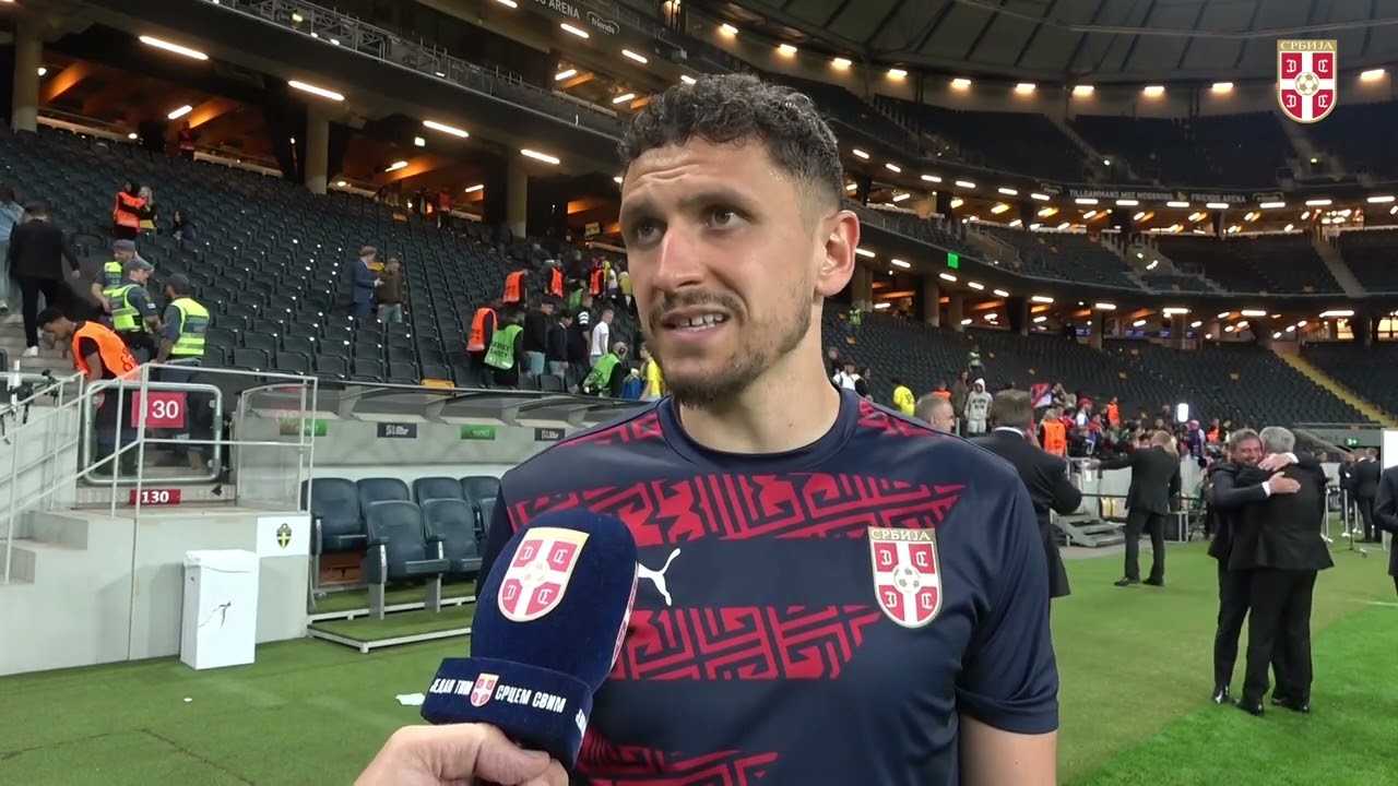 Milo&scaron; Veljković | &Scaron;vedska - Srbija 0:1 (Stokholm, 09.06.2022.)