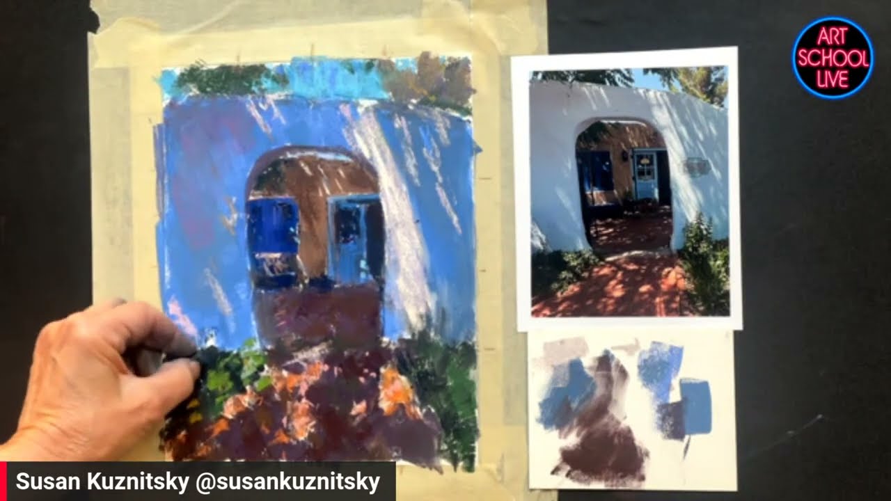 Free Art Lesson : How to Paint Dappled Light with Susan Kuznitsky