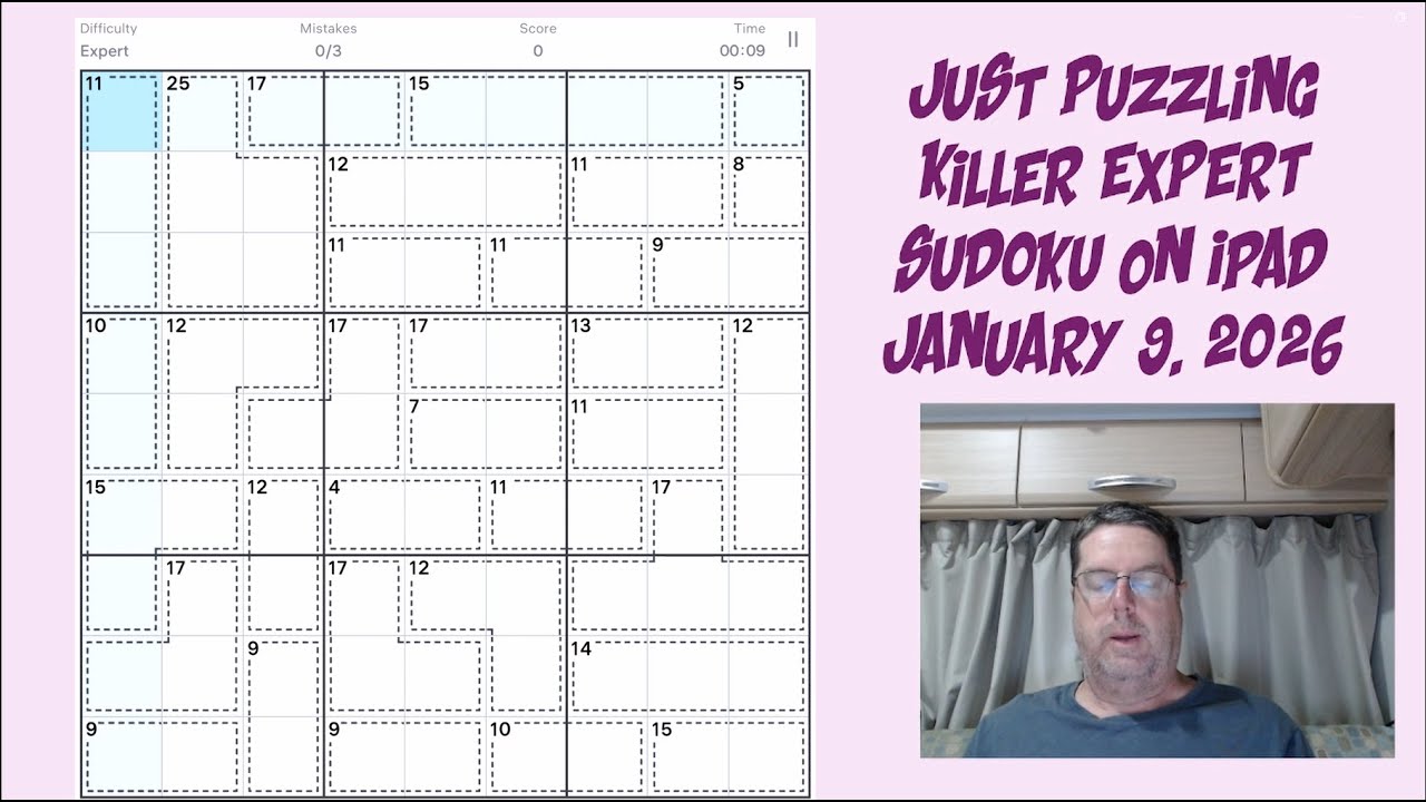 Learning Killer Sudoku By Doing and Explaining | January 9 2026