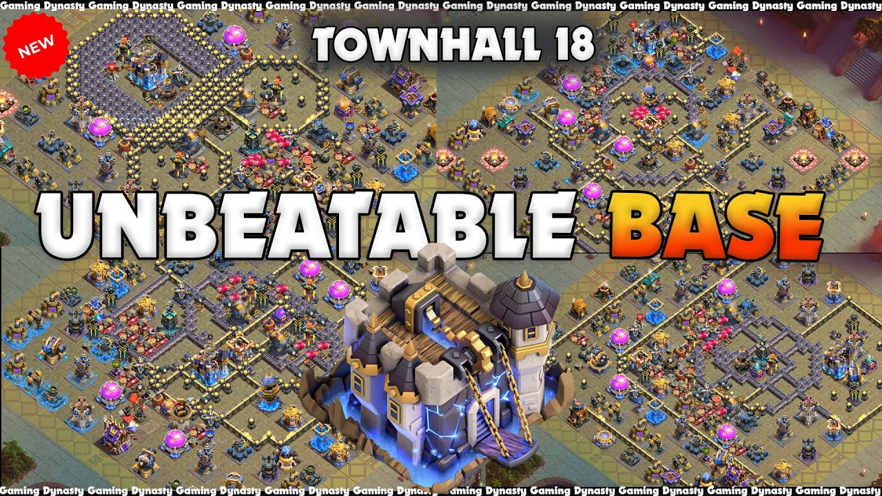 TOP-10 NEW TH18 BEST WAR BASE || TH18 TROPHY PUSHING WITH COPY LINKS ||TH18 ANTI EVERYTHING