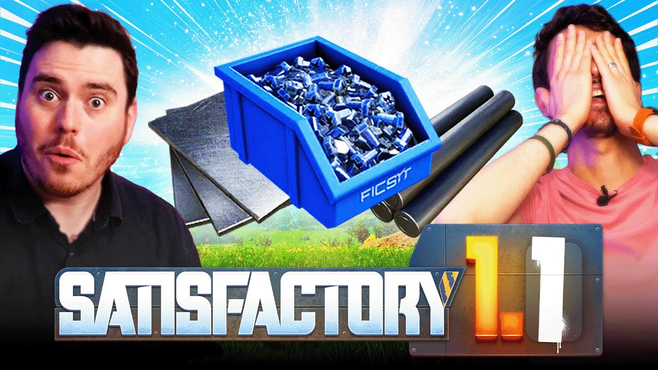 Building a BASIC Iron Factory in Satisfactory 1.1 Co-op