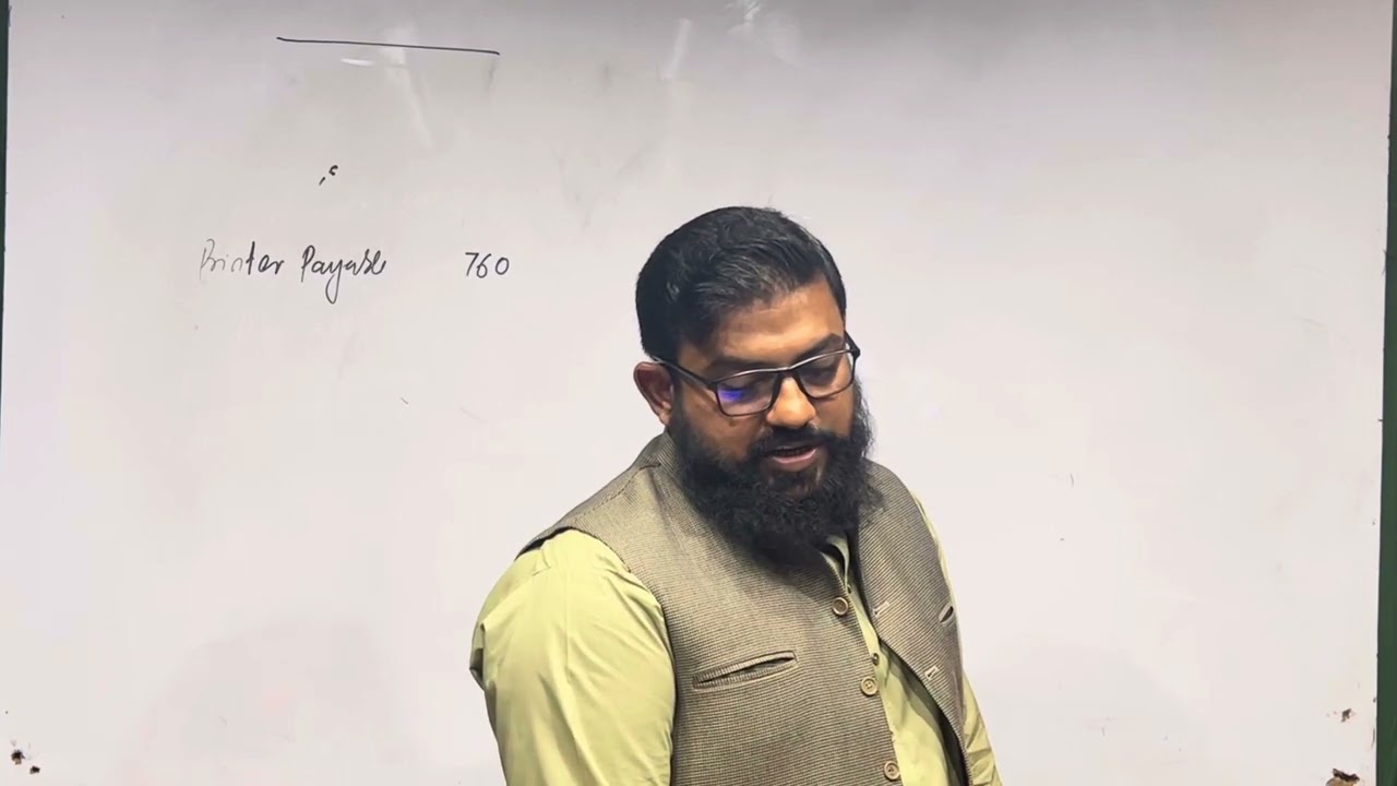 PRC 04 Introduction to Accounting: Final Account further adjustments 1