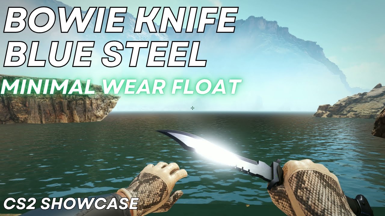 Bowie Knife Blue Steel (Minimal Wear) | CS2 Skin Showcase #1815