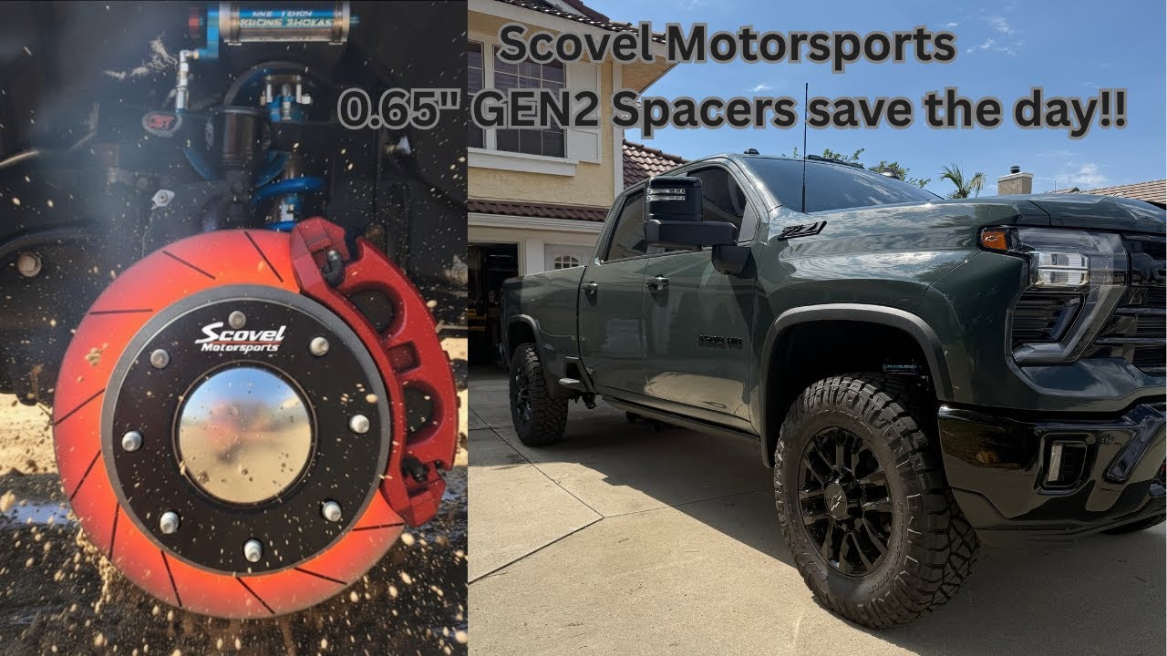 Мы используем наши эксклюзивные колесные проставки Scovel Motorsports 0,65 дюйма для установки эт...