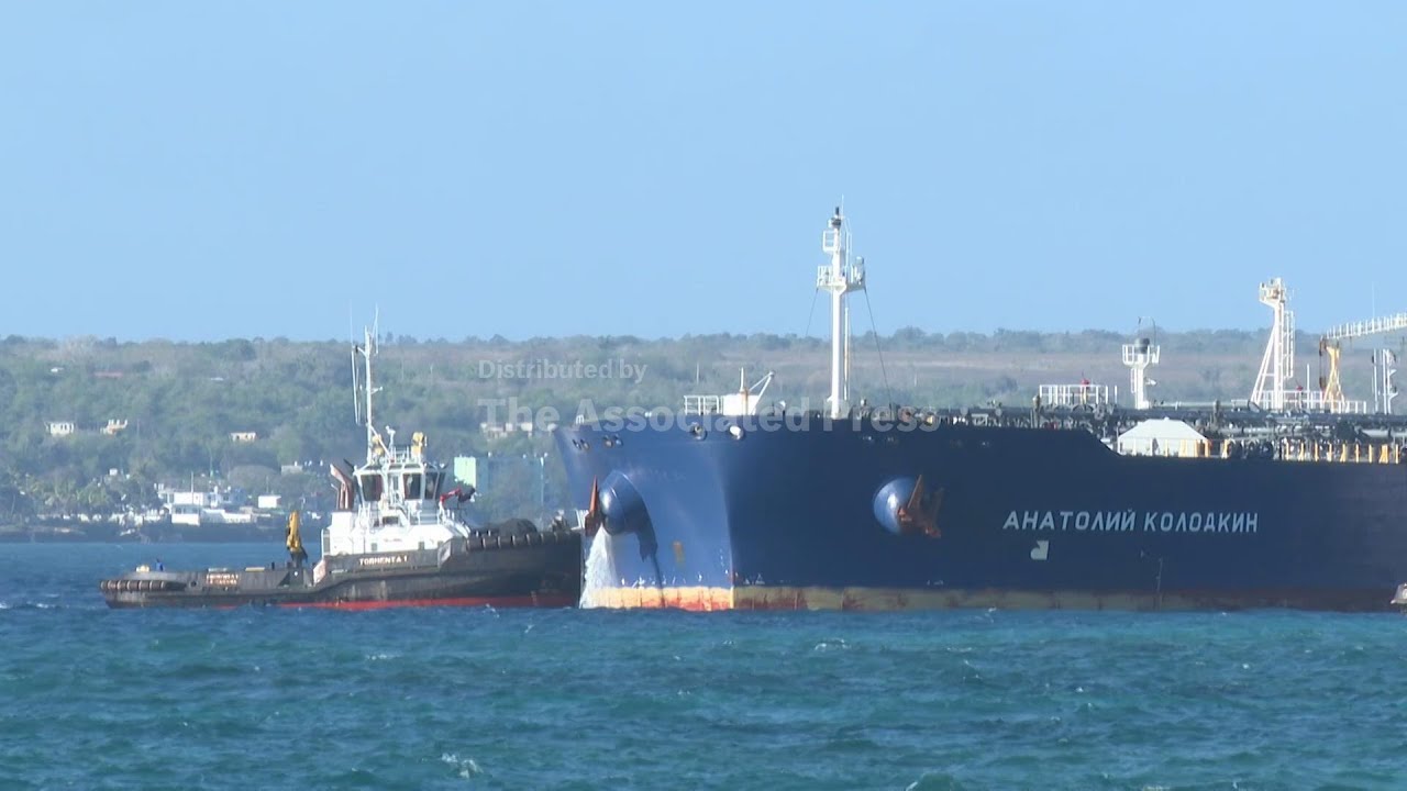 Cubans express relief at seeing Russian ship arrive carrying 730,000 barrels of oil