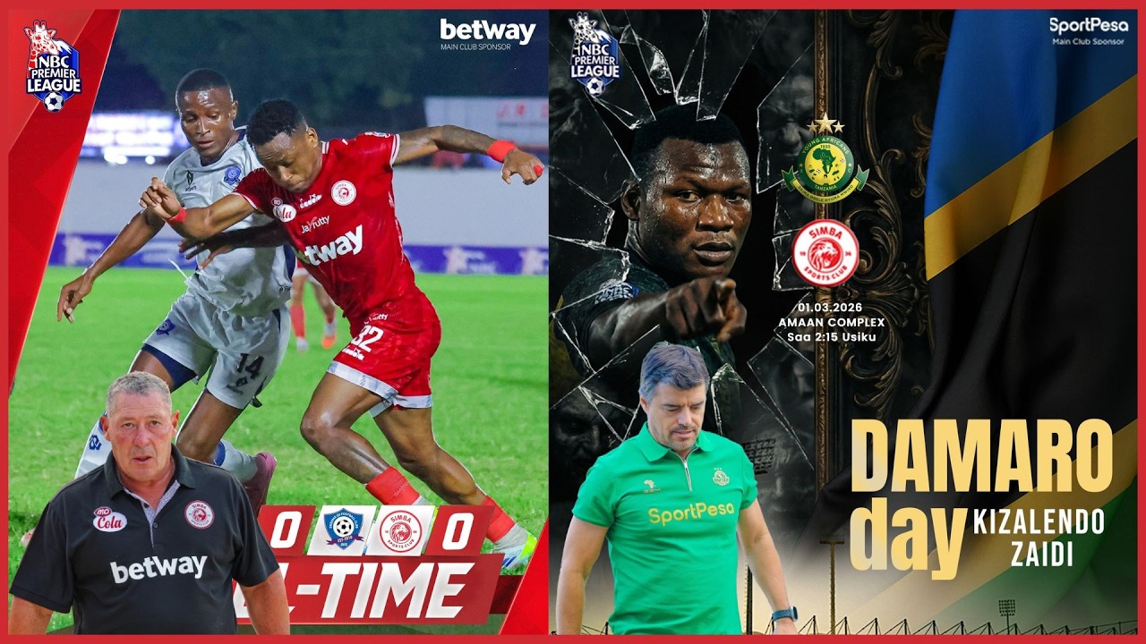 🔴#LIVE:‎ YANGA YATUMA SALAMU 5G, WACHEZAJI WA SIMBA WAVUNJIKA MOYO MATOKEO DHIDI YA DODOMA JIJI