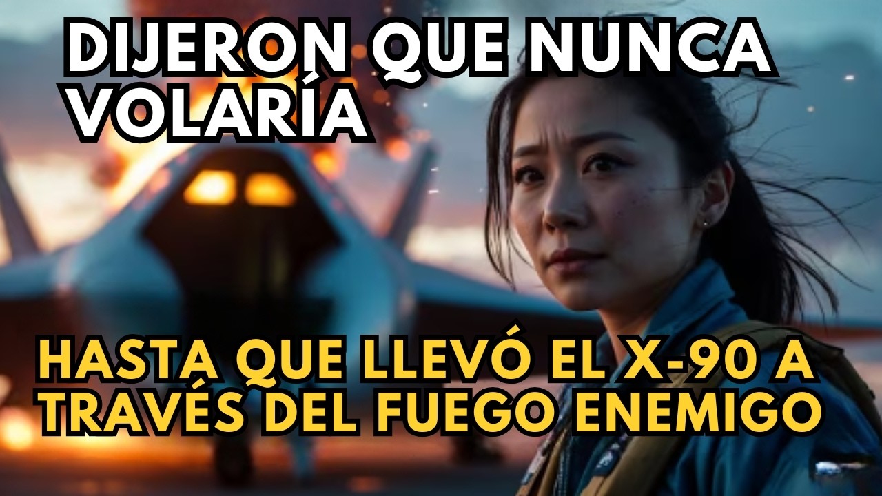 Una mujer humilde oyó que nunca volaría… hasta que llevó el X-90 a través del fuego enemigo.