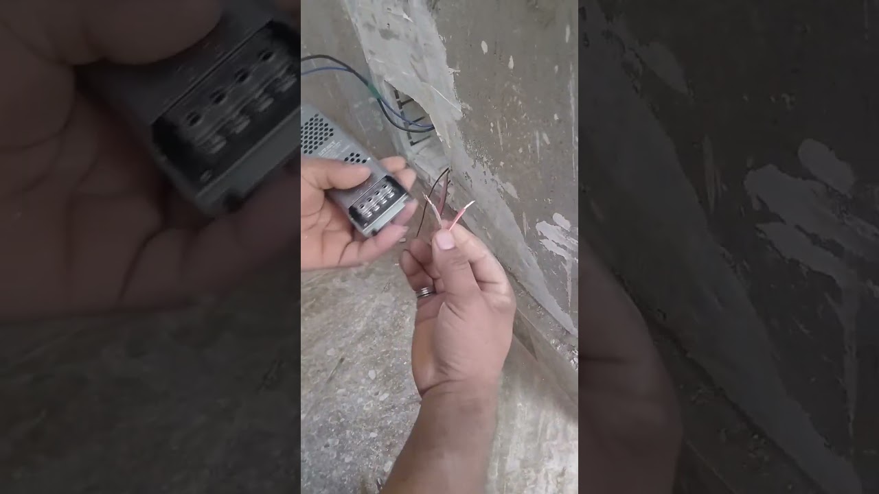 تركيب ليد بروفايل الجارى على المحارة بدون جبس بورد