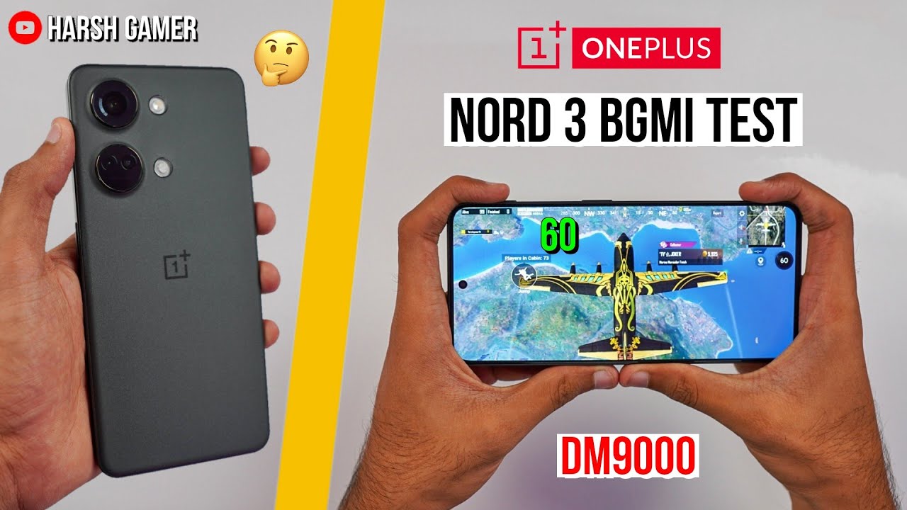 OnePlus Nord 3 Pubg Test With FPS Meter, Heating and Battery Test | Shocked 😱