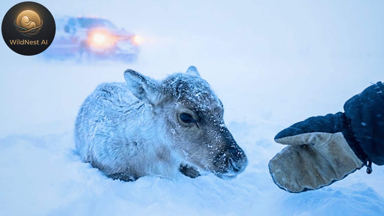 CARIBOU CALF Collapsed During Its First Migration — Left Behind in the Cold 🥶