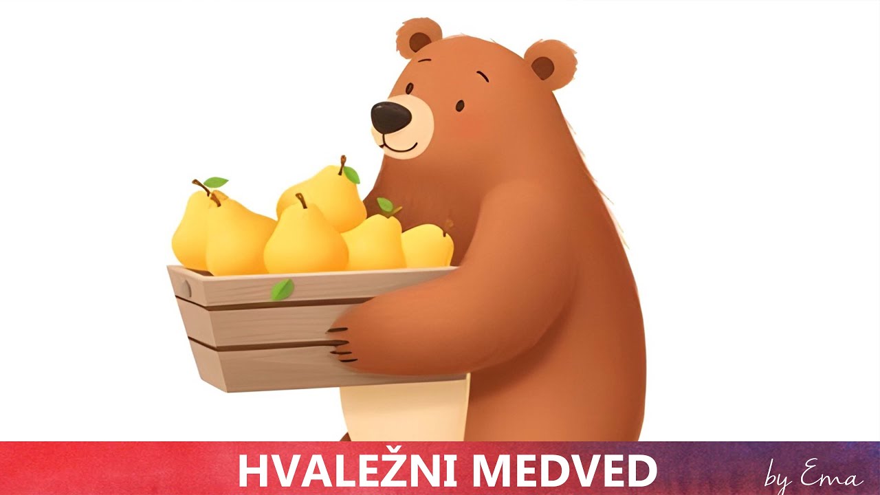 Narodna pripovedka 🧸 HVALEŽNI MEDVED (s sporočilom za otroke)