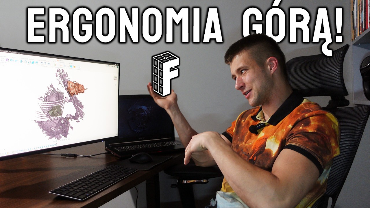 💺 ERGONOMICZNE STANOWISKO PROJEKTOWO STREAMINGOWE FLEXISPOT 📡