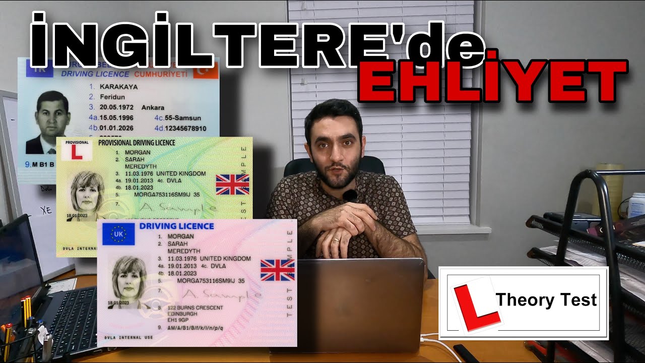 İngiltere'de EHLİYET almak DETAYLARI ile Başvuru / Teori ve Direksiyon Sınavı