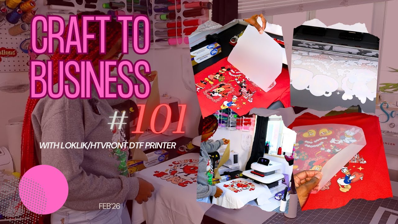 Can a DTF Printer Turn Your Craft Hobby Into a Business? Using the Loklik / HTVRONT DTF Printer