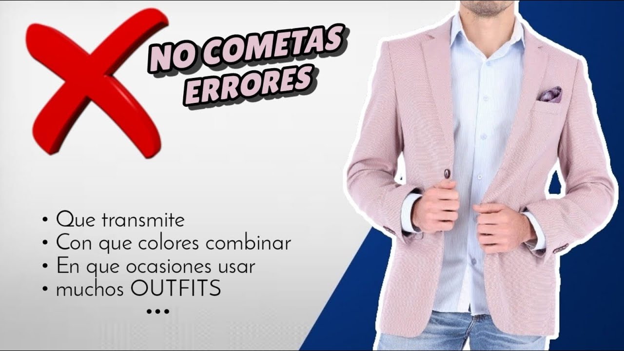 BLAZER (saco) ROSA ➤ Como combinar en ocasiones formales, casuales y Semi formales (muchos OUTFITS)