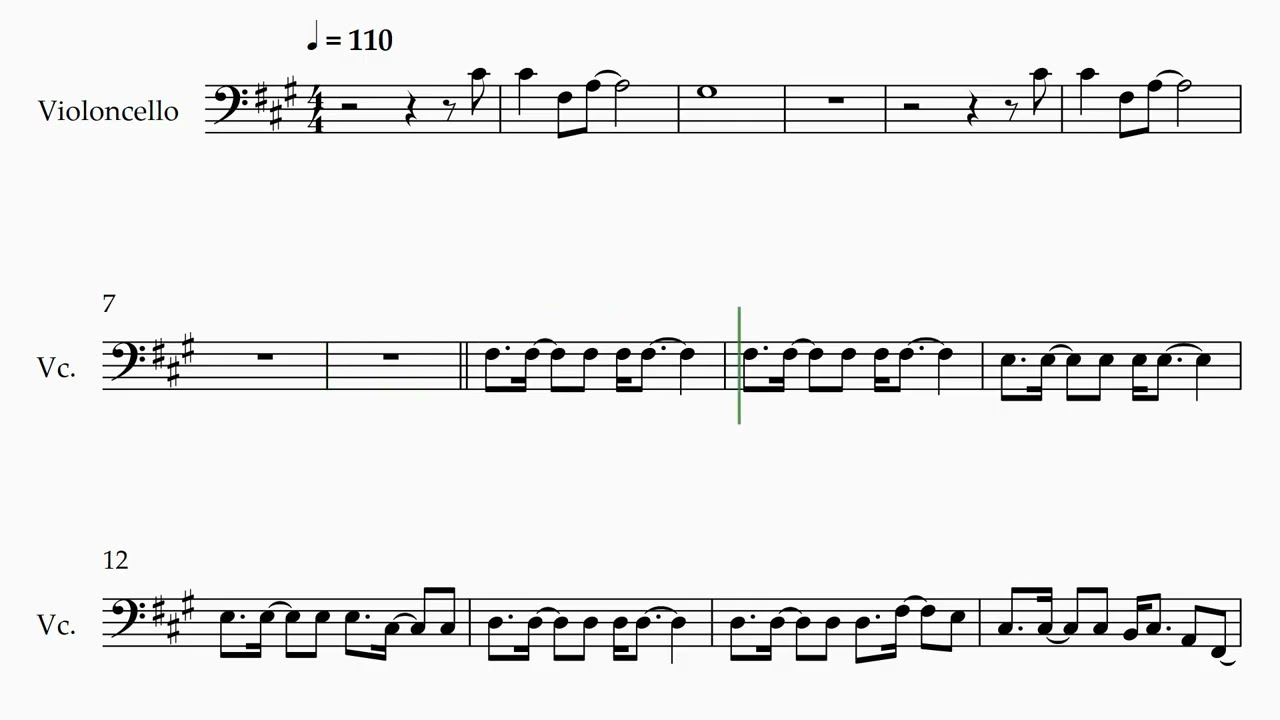 Ditto - Newjeans | Cello Sheet Music