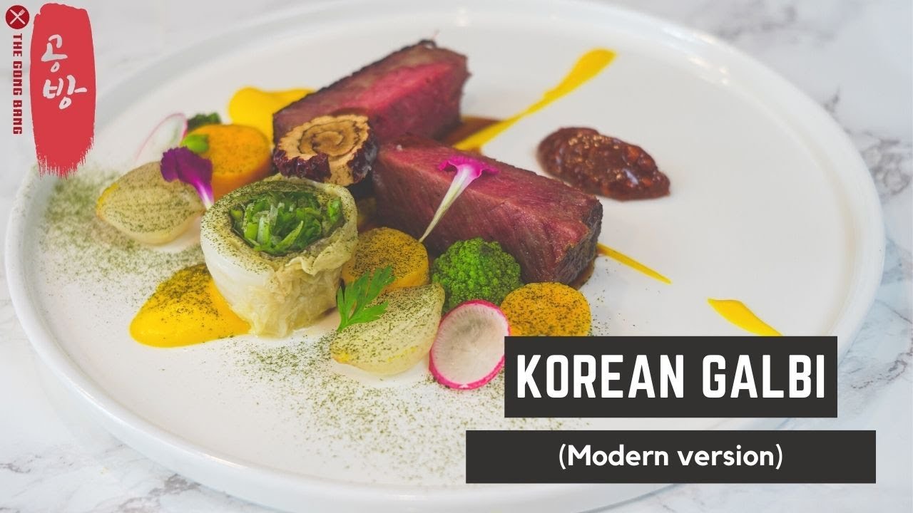 Contemporary Cuisine: 48 Hours Sous Vide Galbi, Veal & Galbi Reduction | Modern Korean Food